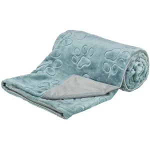 TRIXIE Decke Barry blau, grau 70x50 cm | DAS FUTTERHAUS