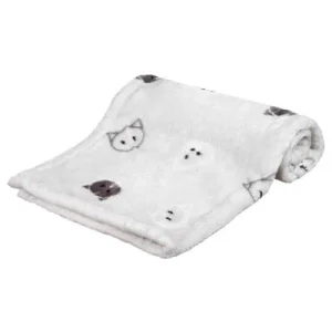 Trixie Decke Mimi aus Softplüsch, hellgrau L 70 x B 50 cm