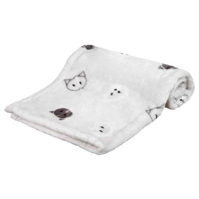 Trixie Decke Mimi aus Softplüsch, hellgrau L 70 x B 50 cm