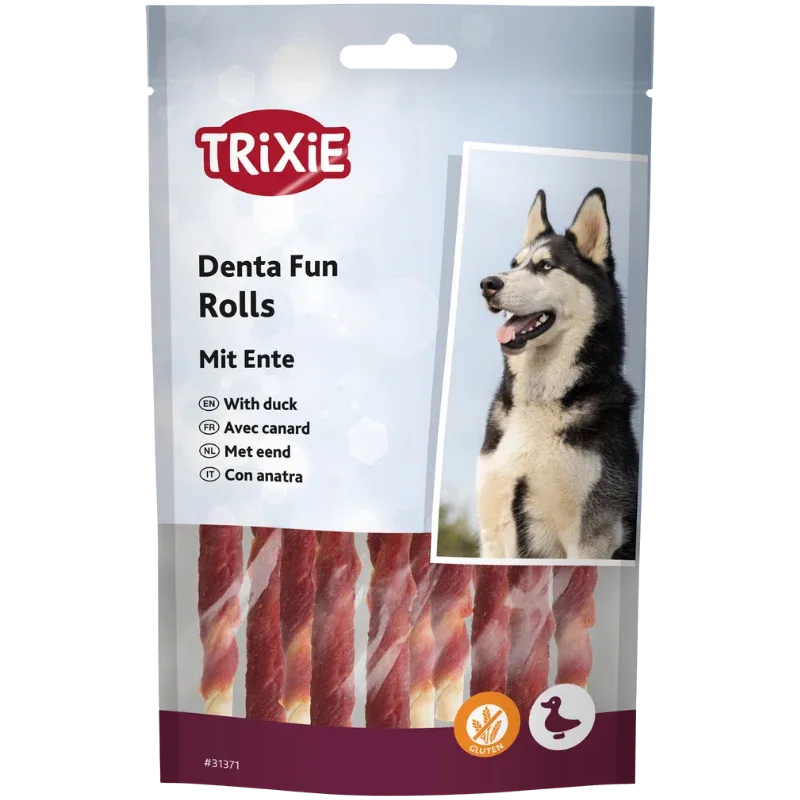 TRIXIE Denta Fun Kaurollen 80 g (10 Stück)