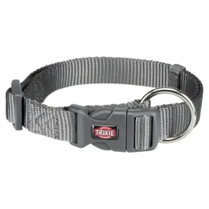 Trixie Edel Halsband Größe M-L 35-55 cm 20 mm graphit | 33486 - HaustierPro