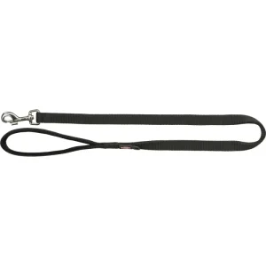 Trixie Edel Leine Größe M-L 1 m schwarz | 814573 - HaustierPro