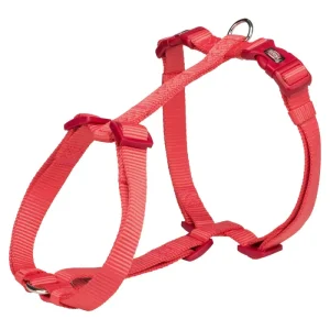 Trixie Erstklassig H-Geschirr Größe M-L 52-75 cm 20 mm koralle | 410069 - HaustierPro