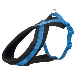 Trixie Exklusiv Geschirr Größe M-L 50-80 cm blau | 436341 - HaustierPro
