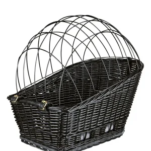 TRIXIE Fahrradkorb Gitter für Gepäckträger schwarz 35x49x55 cm | DAS FUTTERHAUS
