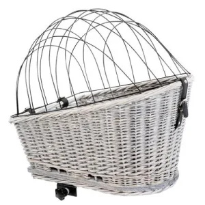 Trixie Fahrradkorb mit Gitter für Gepäckträger L 35 x B 49 x H 55 cm