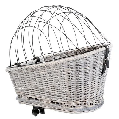 Trixie Fahrradkorb mit Gitter für Gepäckträger L 35 x B 49 x H 55 cm