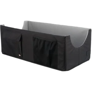 TRIXIE Faltbarer Autositz XL schwarz/grau, 80 × 28 × 39 cm
