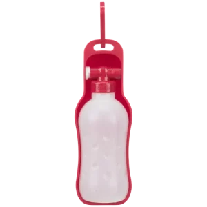 TRIXIE Flasche mit Trinknapf, Wasserspender für unterwegs