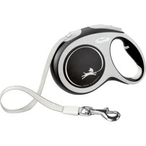 Trixie flexi Frisch COMFORT Gurt Größe L 5 m schwarz | 521154 - HaustierPro