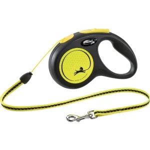 Trixie flexi Neu Classic Neon Seil Größe S 5 m schwarz/neon | 64553 - HaustierPro
