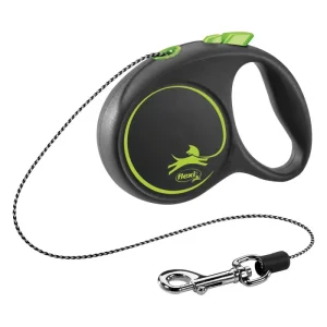 Trixie flexi SCHWARZ DESIGN Seil grün Größe XS 3 m | 521098 - HaustierPro