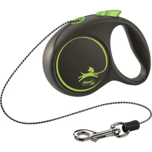 TRIXIE flexi Seil-Leine Black Design