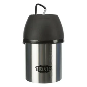 Trixie Friends on Tour Edelstahl-Flasche mit Trinknapf 300 ml