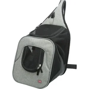 TRIXIE Fronttasche Savina schwarz/grau, 30 × 33 × 26 cm