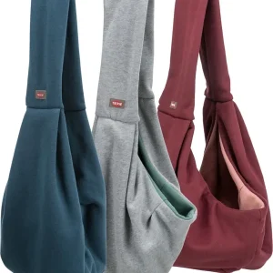 TRIXIE Fronttasche Soft blau, hellgrau | DAS FUTTERHAUS