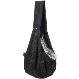 TRIXIE Fronttasche Soft schwarz/grau