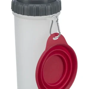 TRIXIE Futter- und Wasserbehälter grau 2 x 0,35 l | DAS FUTTERHAUS