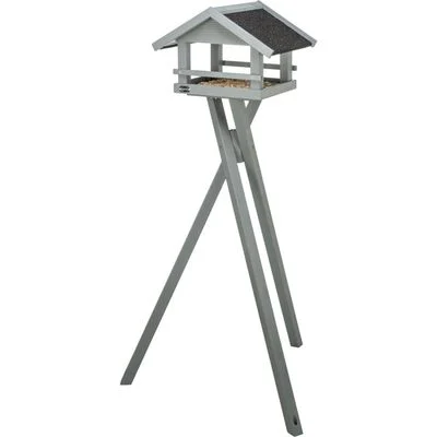 TRIXIE Futterhaus grau, 41 × 27 × 32 cm/1,27 m