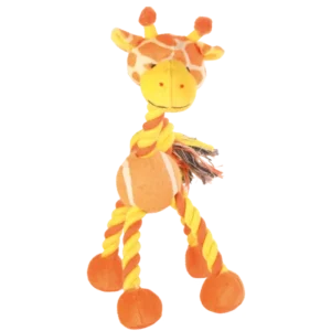 TRIXIE Giraffe mit Tennisball und Tau