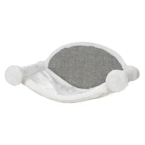 TRIXIE Hängematte zur Wandmontage weiß/grau, 54 × 28 × 33 cm