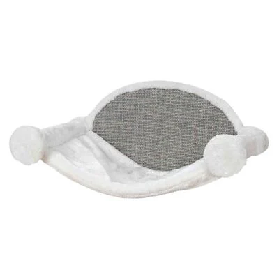 TRIXIE Hängematte zur Wandmontage weiß/grau, 54 × 28 × 33 cm