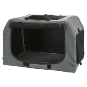 TRIXIE Hundebox Easy grau, XS–S, 50 × 33 × 36 cm