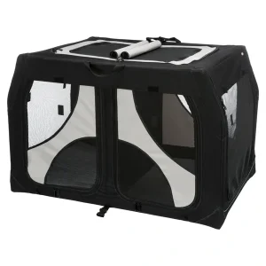 TRIXIE Hundebox Vario Double schwarz | DAS FUTTERHAUS