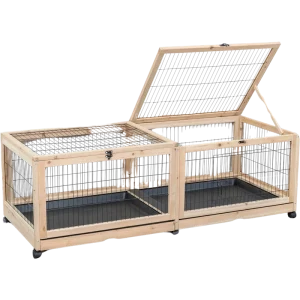 TRIXIE Indoor Gehege, Meerschw./Kaninchen, Holz/Metall