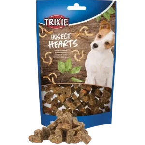 TRIXIE Insect Hearts mit Mehlwürmern 80 g
