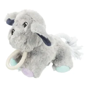 TRIXIE Junior Hund mit Tau grau 24 cm | DAS FUTTERHAUS