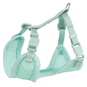 TRIXIE Junior Welpen-Softgeschirr Leine mint 26-34 cm | DAS FUTTERHAUS