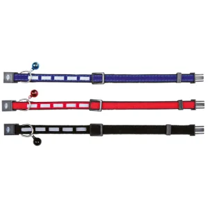 Trixie Katzen-Halsband reflektierend Samt | 781208 mit 2m Leine - HaustierPro