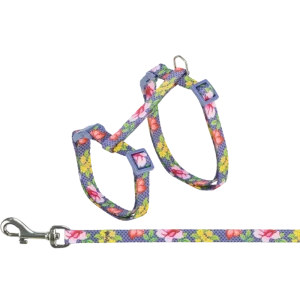 TRIXIE Katzengeschirr mit Leine, Blumen