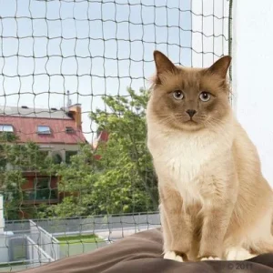 Trixie Katzenschutznetz mit Drahtverstärkung L 2 x H 1,5 m