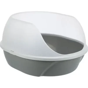 TRIXIE Katzentoilette Simao grau, 48 × 30 × 58 cm