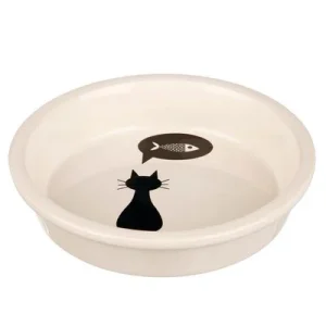 Trixie Keramiknapf mit Katzenmotiv 250 ml, Ø 13 cm