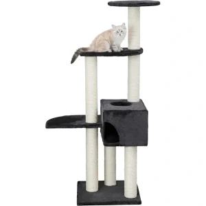 TRIXIE Kratzbaum Alicante anthrazit 142 cm | DAS FUTTERHAUS