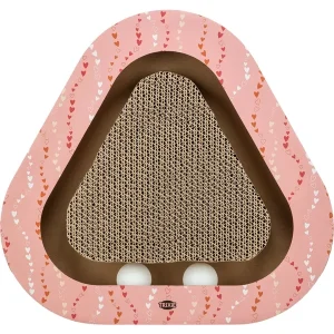 TRIXIE Kratzpappe dreieckig lachs 36 × 36 cm | DAS FUTTERHAUS