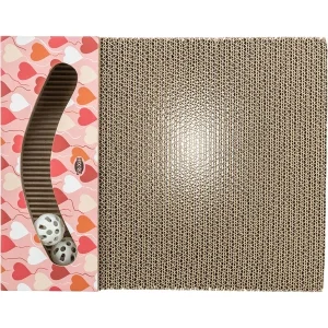 TRIXIE Kratzpappe eckig lachs 38 × 30 cm | DAS FUTTERHAUS