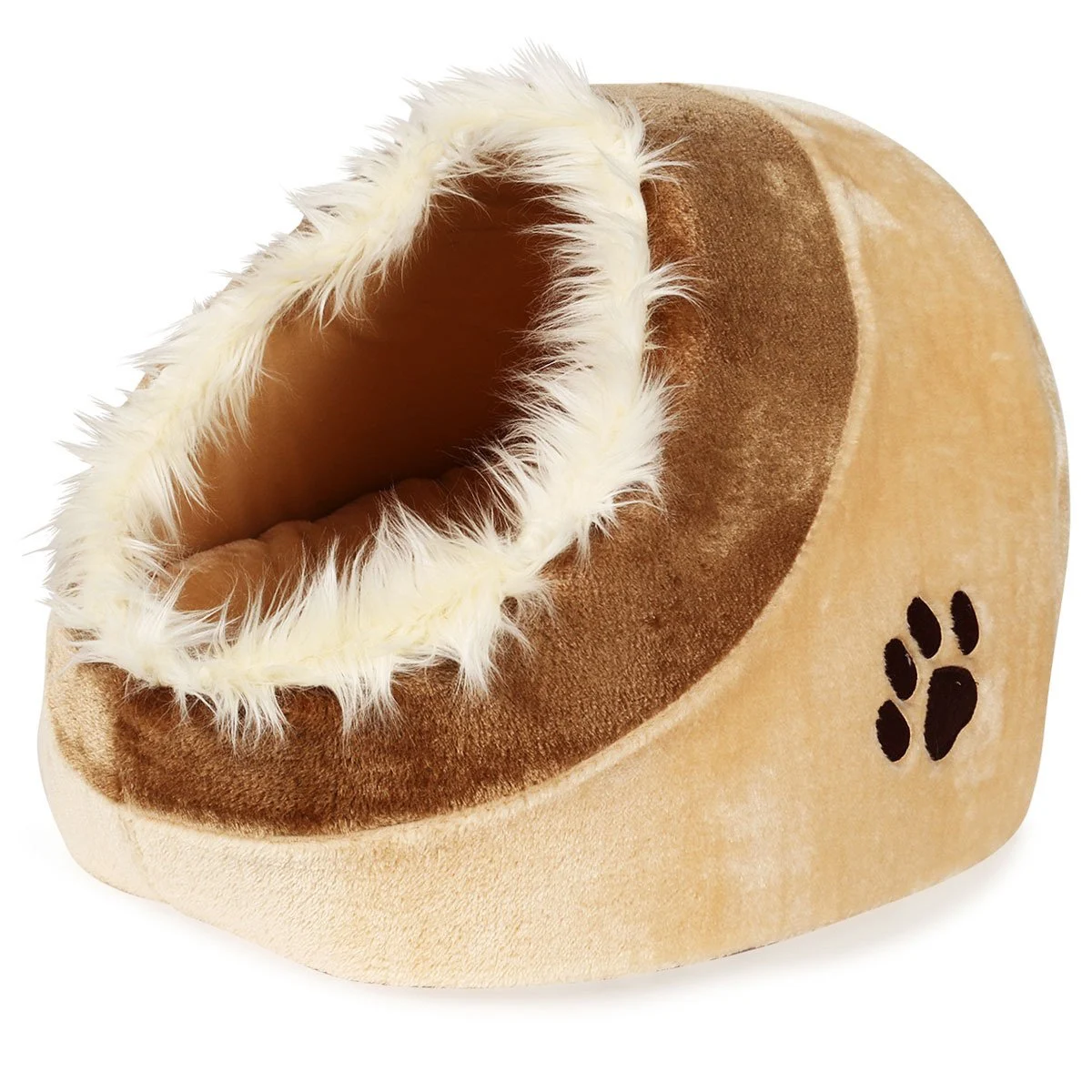 Trixie Kuschelhöhle Minou beige/braun - 41x35x26cm