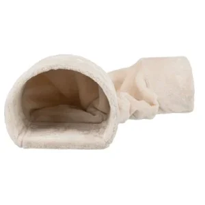 TRIXIE Kuscheltunnel beige, 27 × 21 × 80 cm