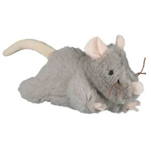 TRIXIE Maus mit Microchip Katzenminze grau 15 cm | DAS FUTTERHAUS
