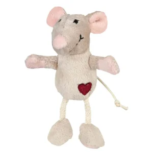 Trixie Maus Plüsch 11 cm elfenbein | 71397 - HaustierPro
