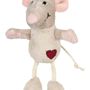 TRIXIE Maus Plüsch beige 11 cm | DAS FUTTERHAUS