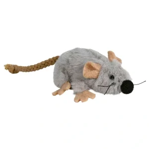 TRIXIE Maus Plüsch grau 7 cm | DAS FUTTERHAUS
