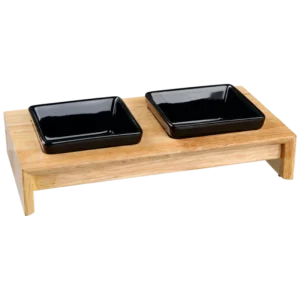 TRIXIE Napf-Set, Keramik/Holz