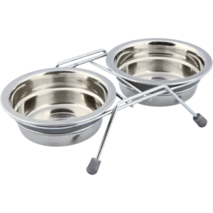 TRIXIE Napf-Set mit Klapperschutz