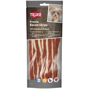 TRIXIE Premio Bacon Strips mit Entenbrust & Rind