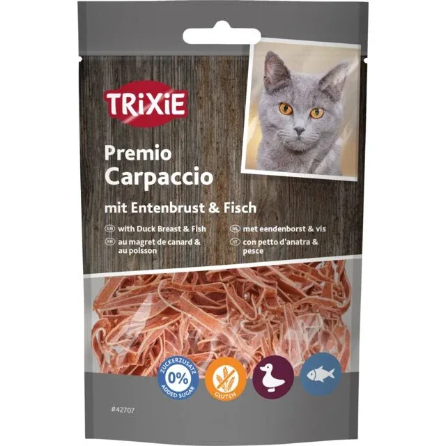TRIXIE PREMIO Carpaccio Katzensnack – Entenbrust & Fisch, glutenfrei, 20 g - Image 2